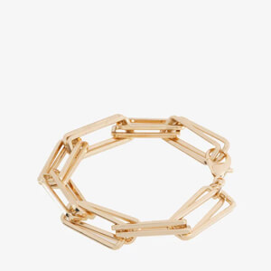 Mint Velvet Gold Tone Square Link Bracelet